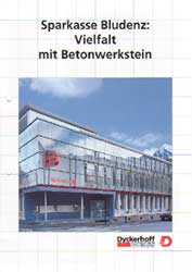 Sparkasse Bludenz: Vielfalt mit Betonwerkstein